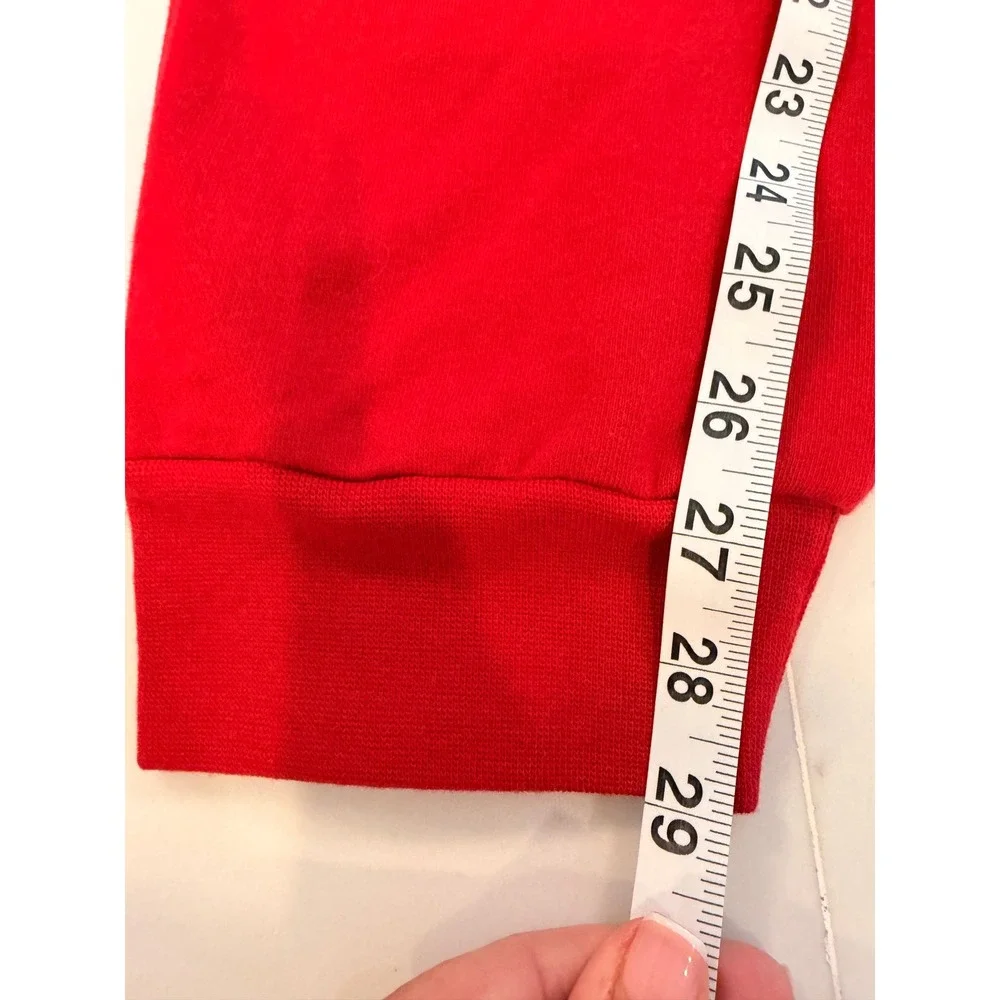 True Religion Classic Logo Velour‎ Jogger Sweatpants Ruby Red Size M NWT